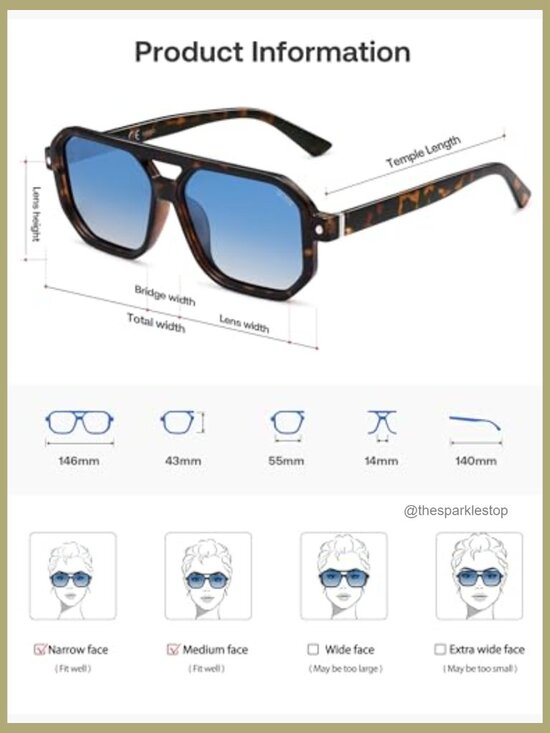 Retro Polarized Square Aviator Sunglasses UV400 Protection Unisex main image 7